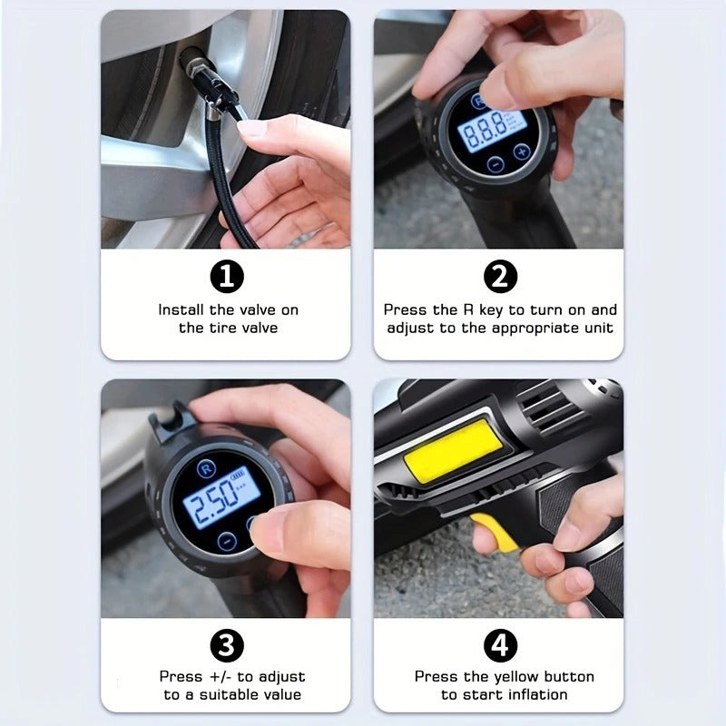 120W Cordless Portable Air Compressor