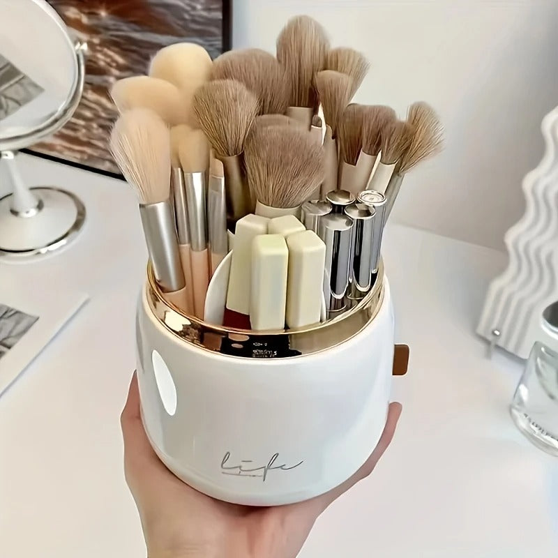 Luxury 360° Rotating Makeup Organizer