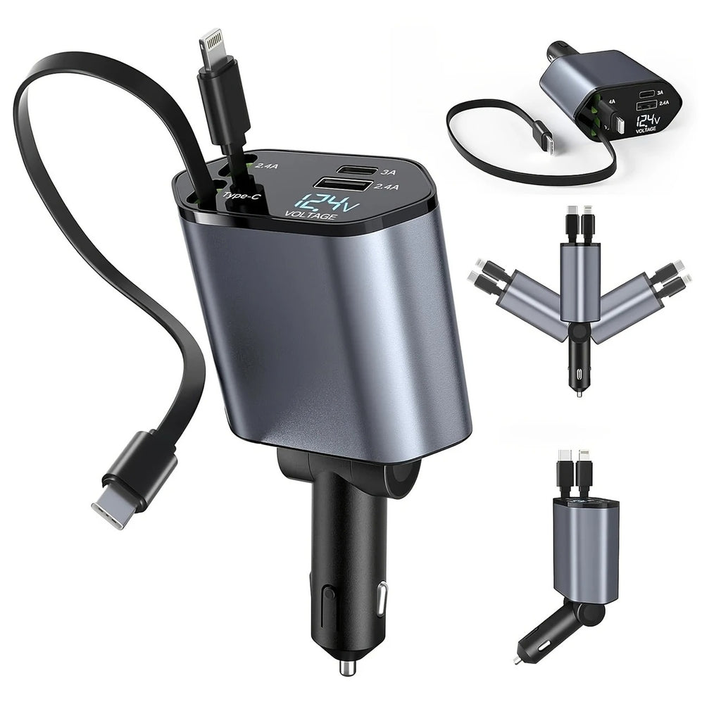 4-in-1 Fast Car Charger