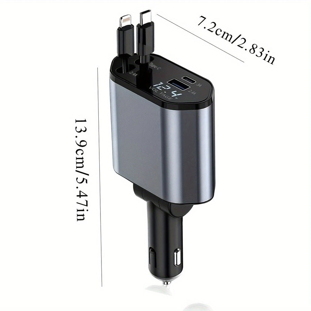 4-in-1 Fast Car Charger