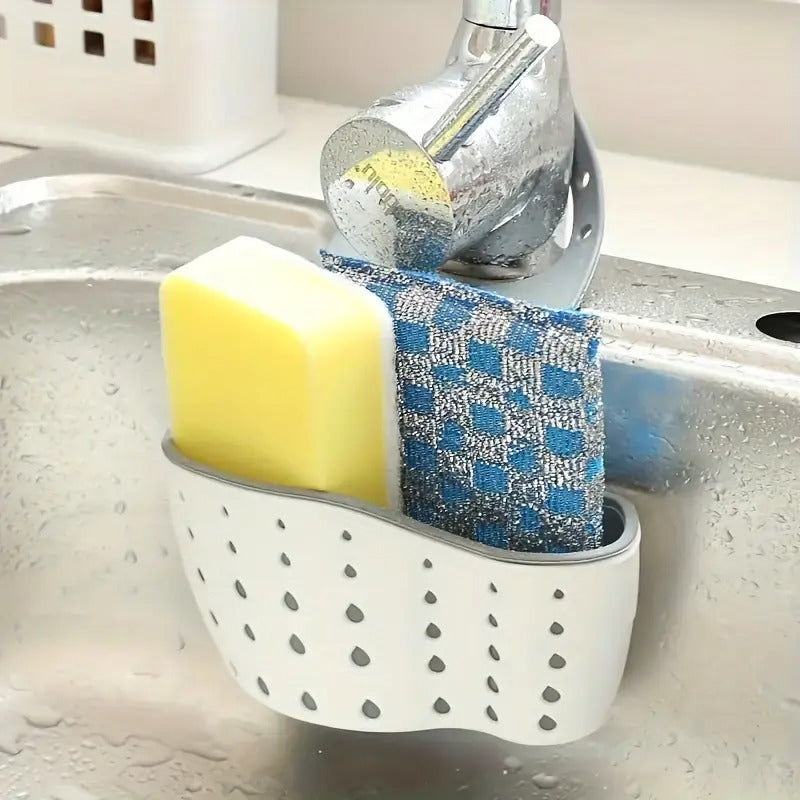 Adjustable Snap-On Kitchen Sink Organizer