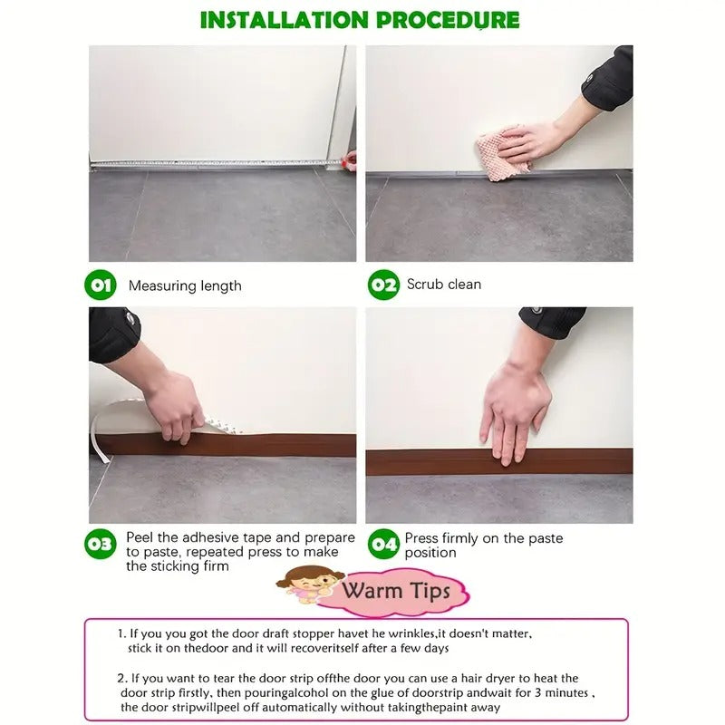 Under Door Draft Stopper