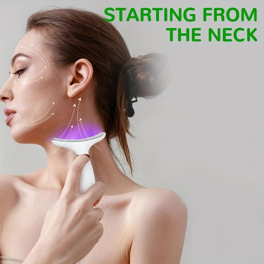 7-in-1 LED Color Neck and Face Massager