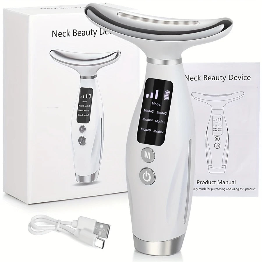 7-in-1 LED Color Neck and Face Massager