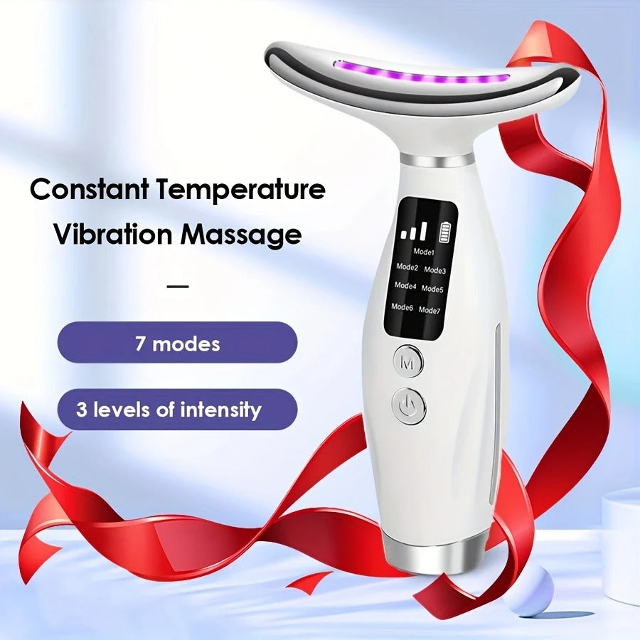 7-in-1 LED Color Neck and Face Massager