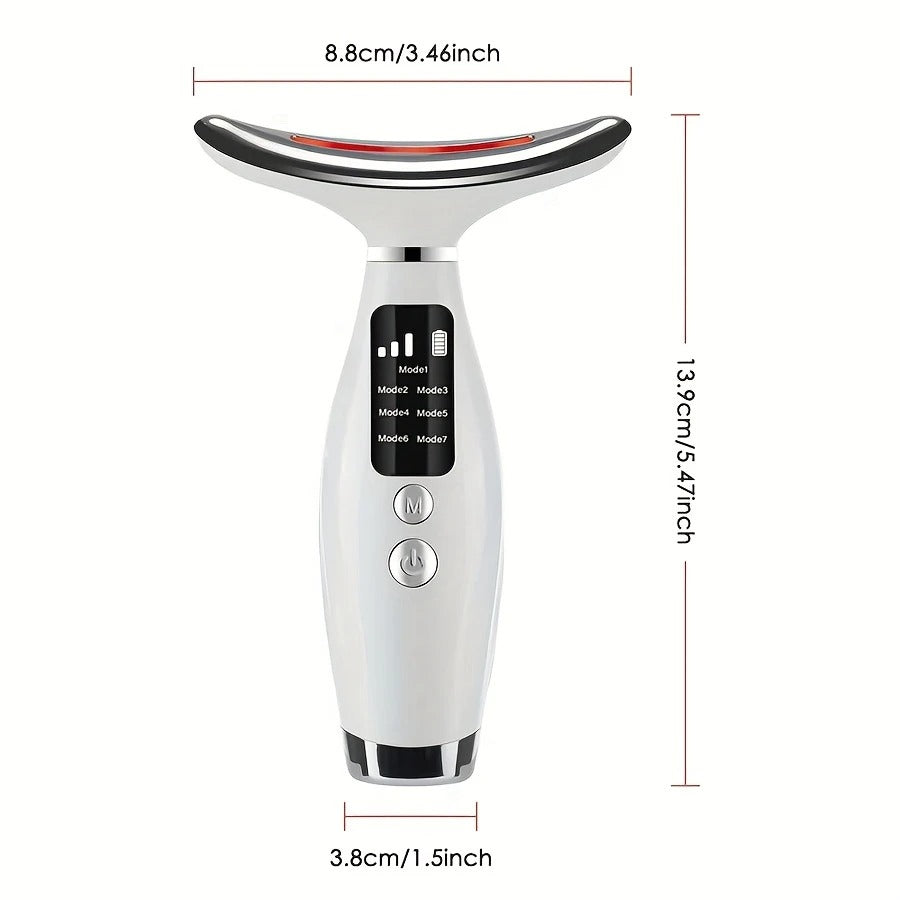 7-in-1 LED Color Neck and Face Massager