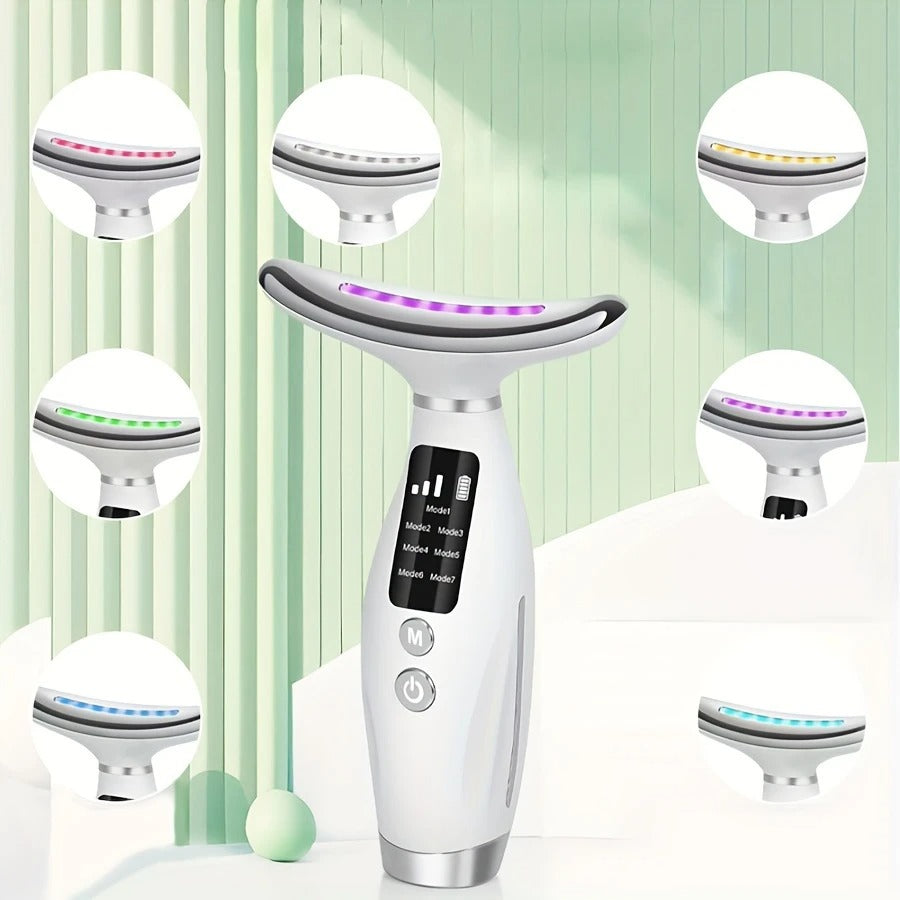 7-in-1 LED Color Neck and Face Massager