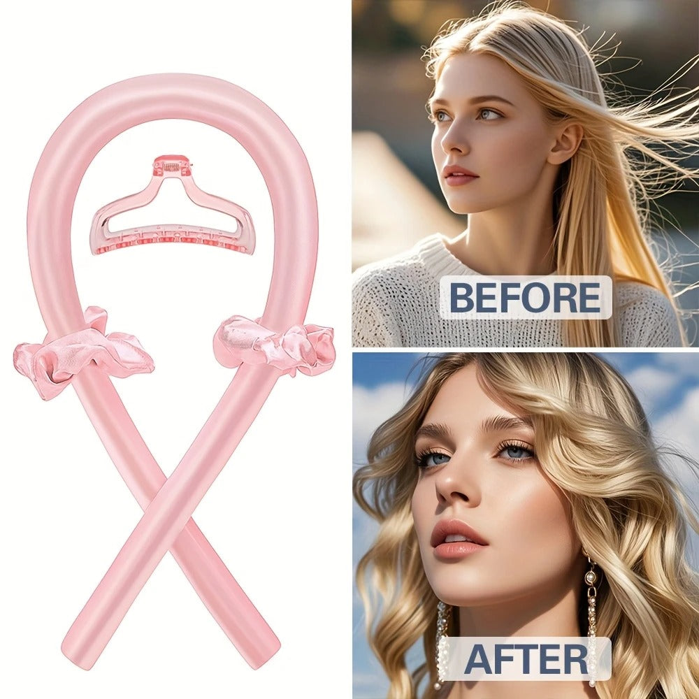 Fabric Hair Curler with Bow