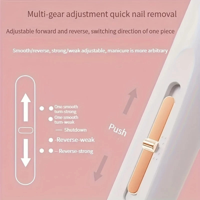 Electric Nail Drill With 5 Attachment Drill Bits