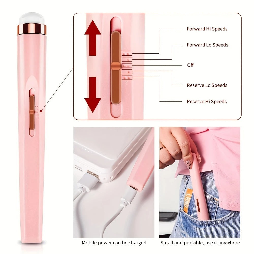 Electric Nail Drill With 5 Attachment Drill Bits