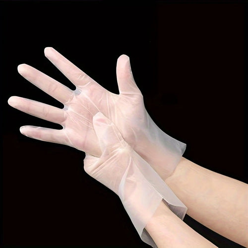 100pc Premium TPE Disposable Gloves
