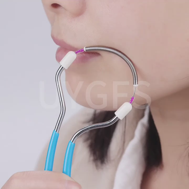 Spring Roller For Facial Hair Removal