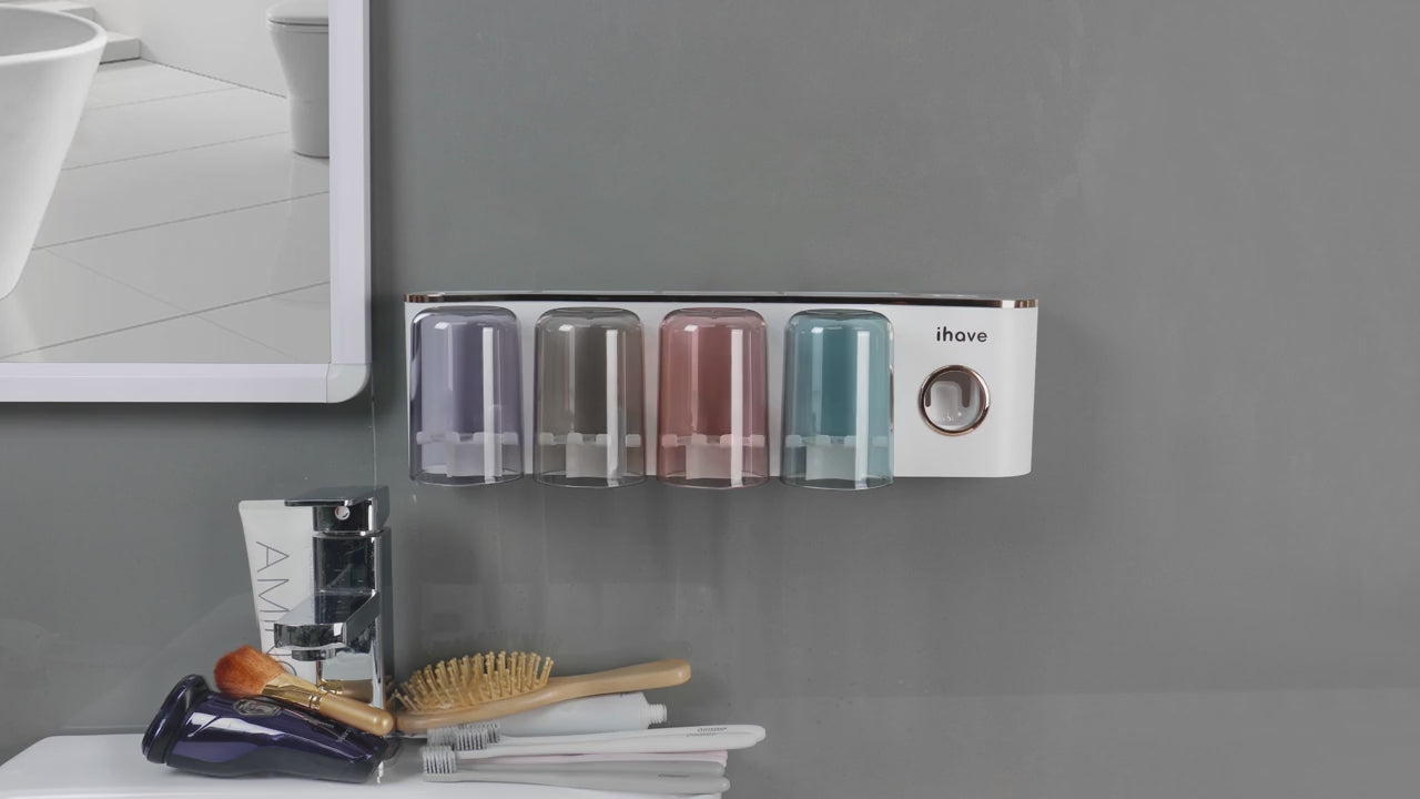 Wall-Mounted Toothbrush Holder