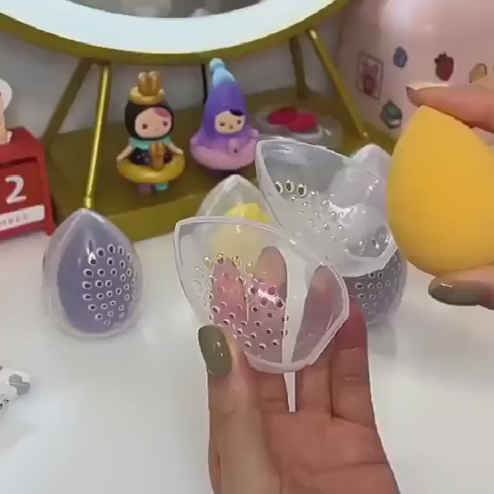 Protective Makeup Sponge Travel Case