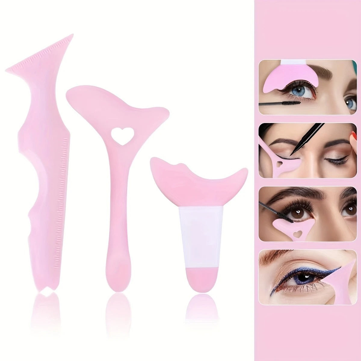 3pcs Silicone Makeup Tool Set