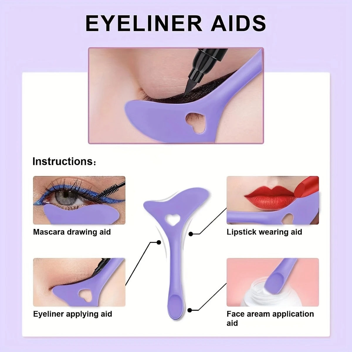 3pcs Silicone Makeup Tool Set