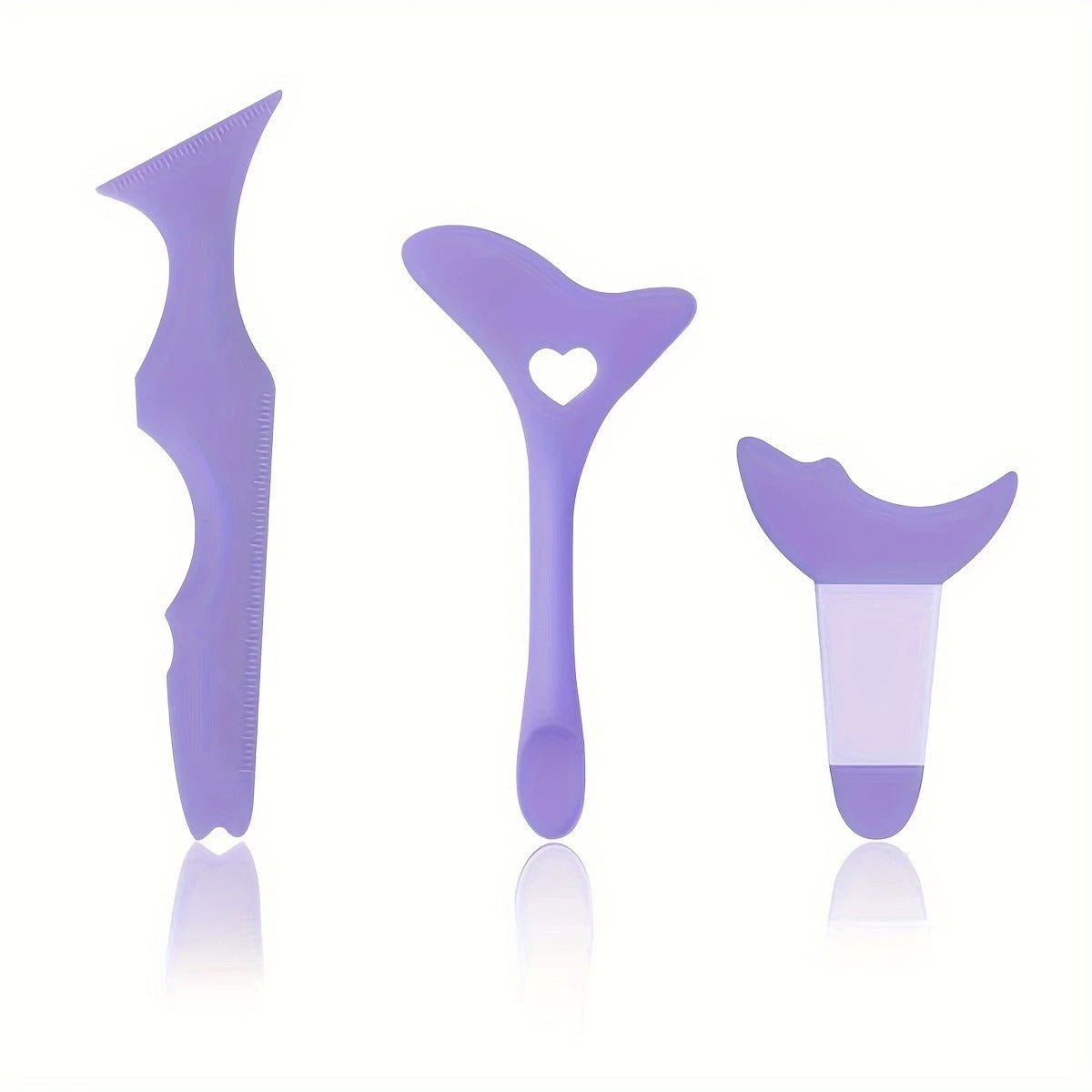 3pcs Silicone Makeup Tool Set