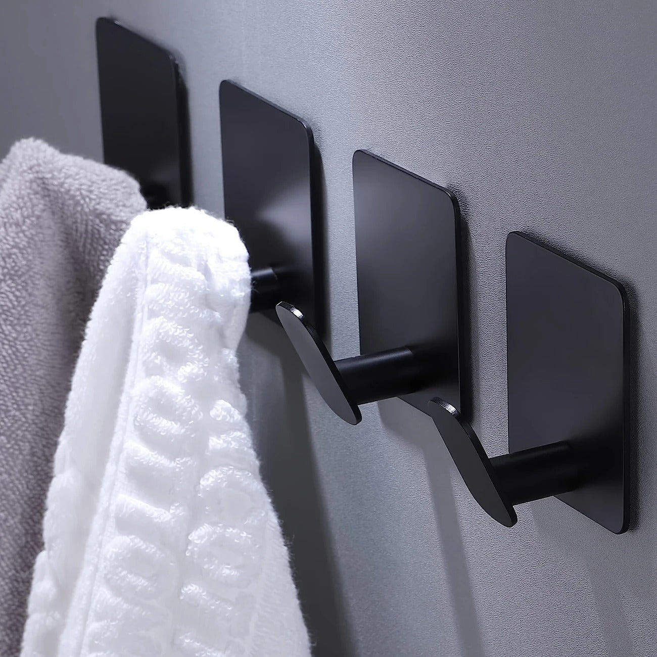 4pc Stainless Steel Towel Hooks