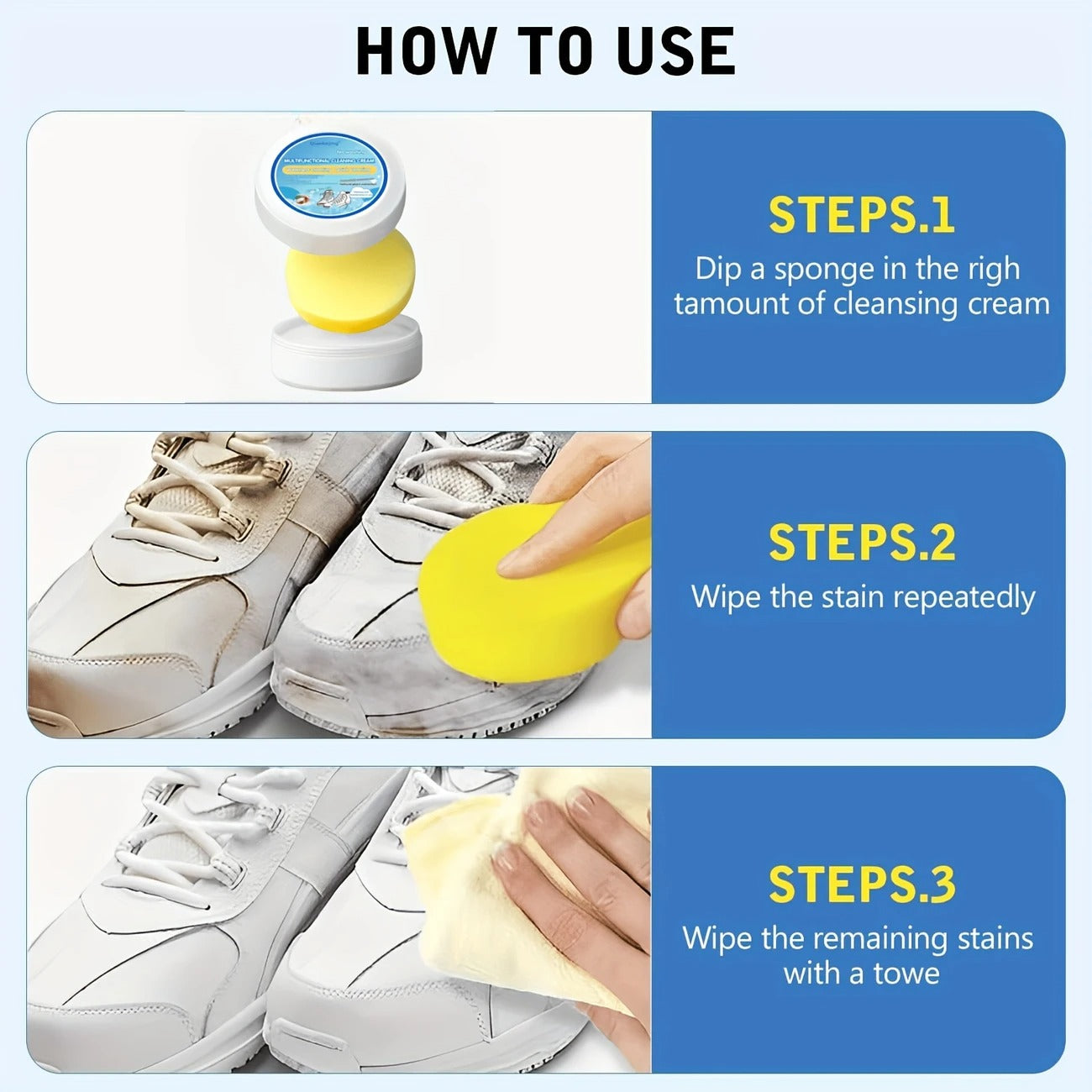 White Shoe Cleaning Paste