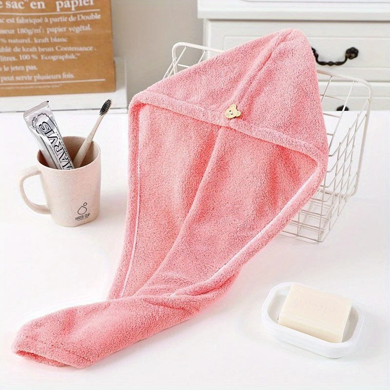 Women's Microfiber Hair Towel Wrap