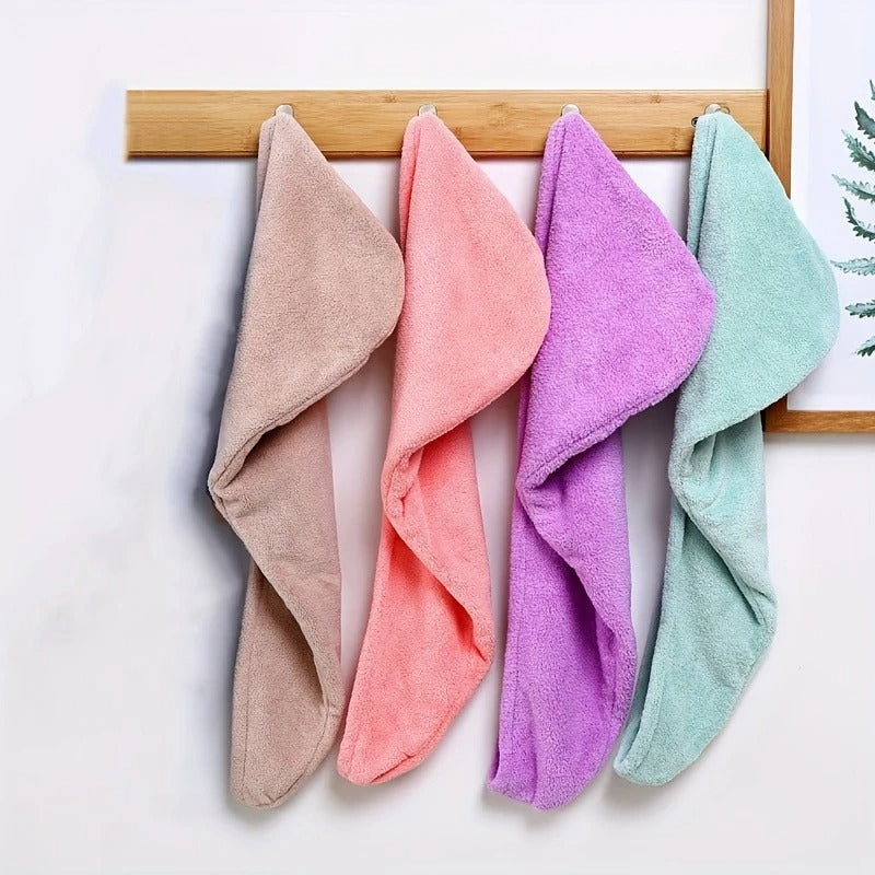 Women's Microfiber Hair Towel Wrap