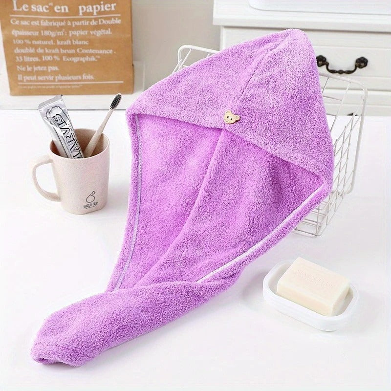 Women's Microfiber Hair Towel Wrap